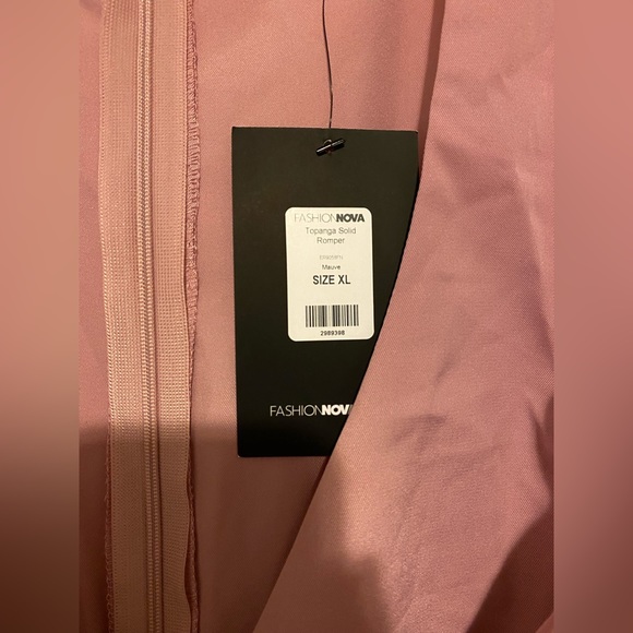 Topanga solid romper- mauve - Picture 2 of 4